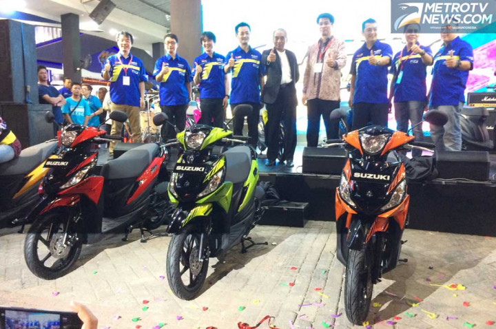 Dua Skutik Suzuki Meluncur di Jakarta Fair