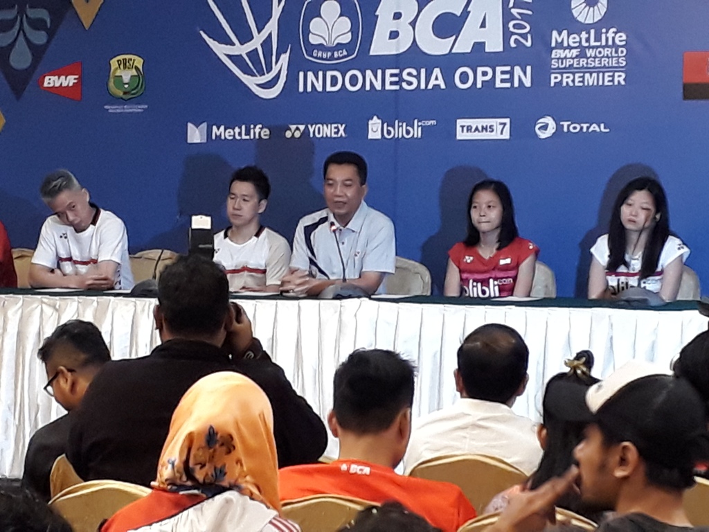 Jumpa pers Indonesia Open 2017. (Foto: MTVN/Patrick)