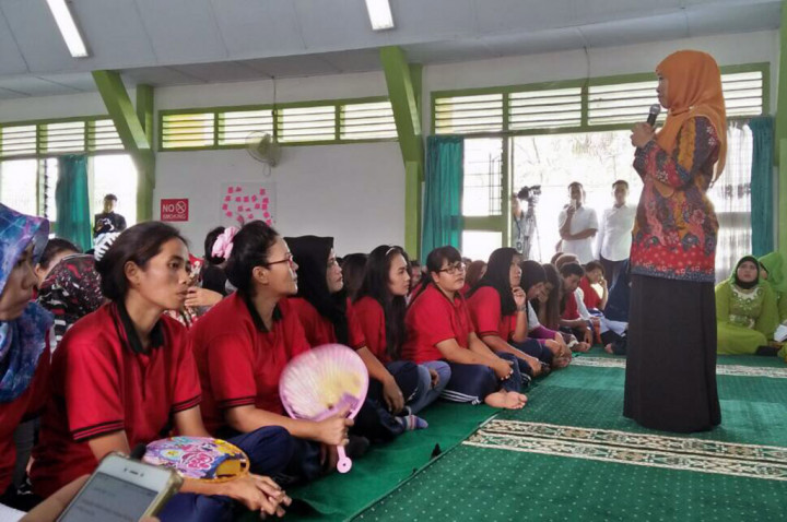 Mensos Beri Semangat Warga Binaan di Lapas Anak dan Wanita Tangerang