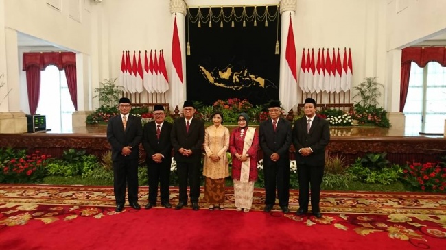 DKPP Members Inaugurated at State Palace