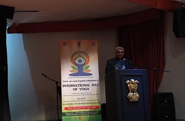 Kedubes India Gelar Hari Yoga Internasional Ketiga di Jakarta