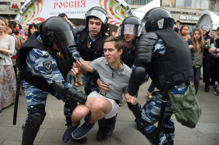 Hundreds Detained As Navalny Supporters Protest Across Russia