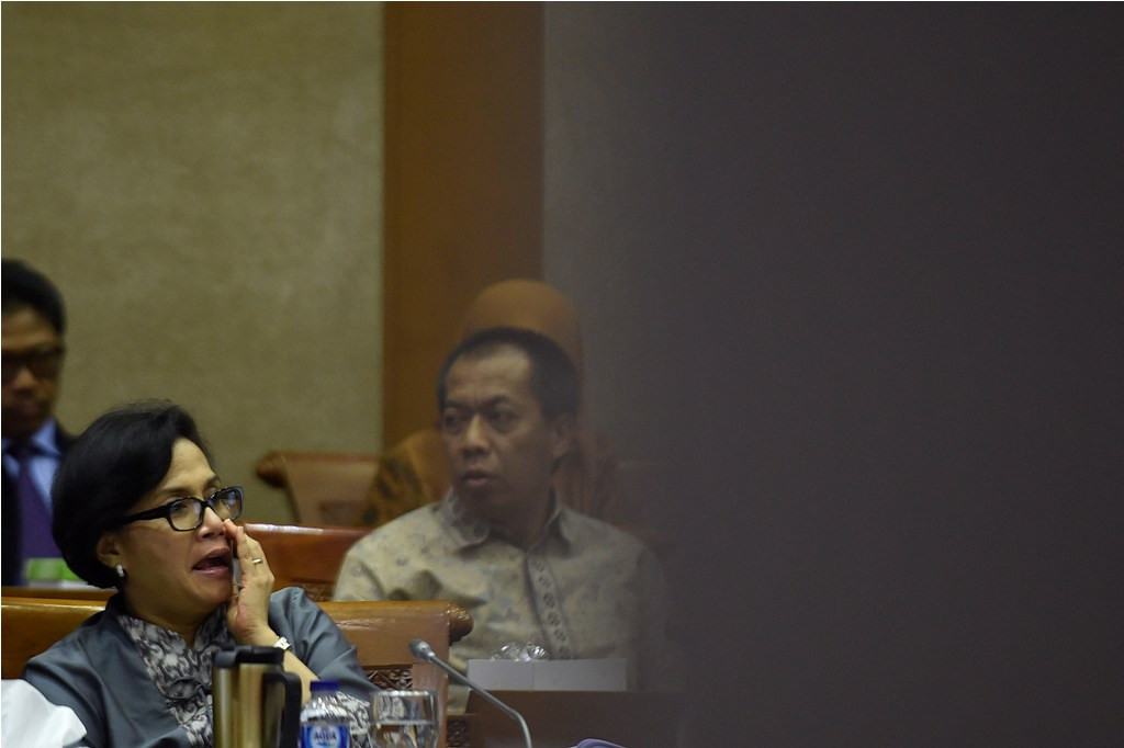 Menteri Keuangan Sri Mulyani Indrawati (ANTARA FOTO/Puspa Perwitasari)
