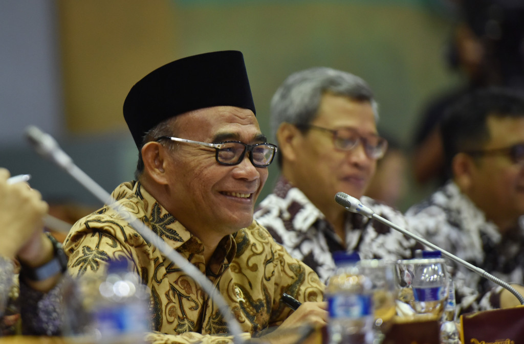 Mendikbud Muhadjir Effendy/ANT/Wahyu Putro
