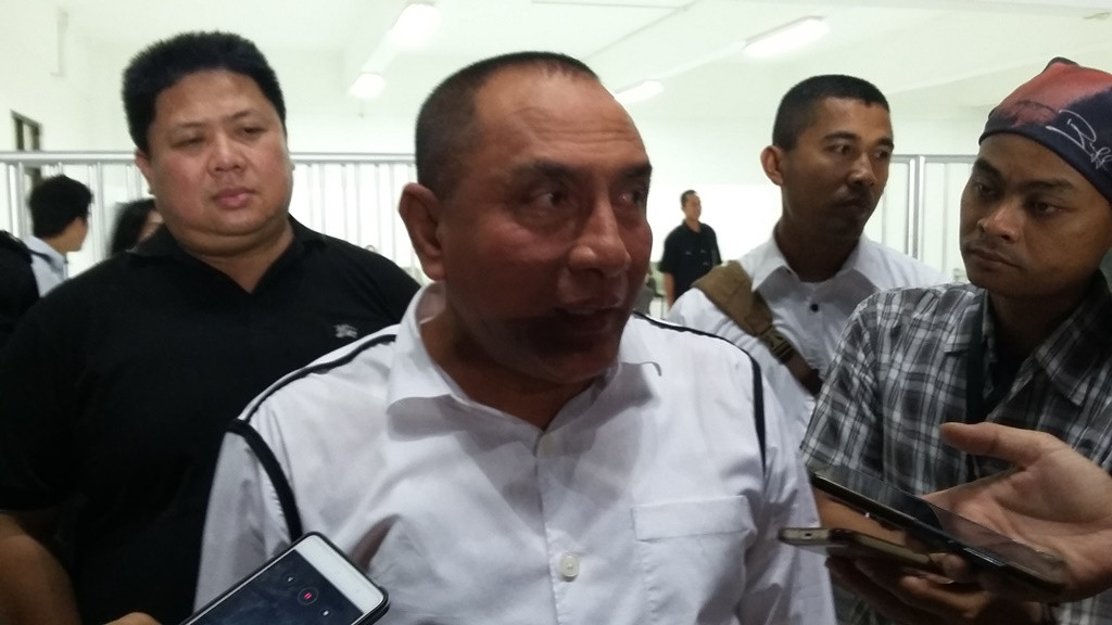 Ketum PSSI, Edy Rahmayadi. (Foto: Metrotvnews.com/ Ahmad Mustaqim)