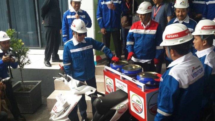 Jonan Apresiasi Ide Distribusi BBM Pakai Motor