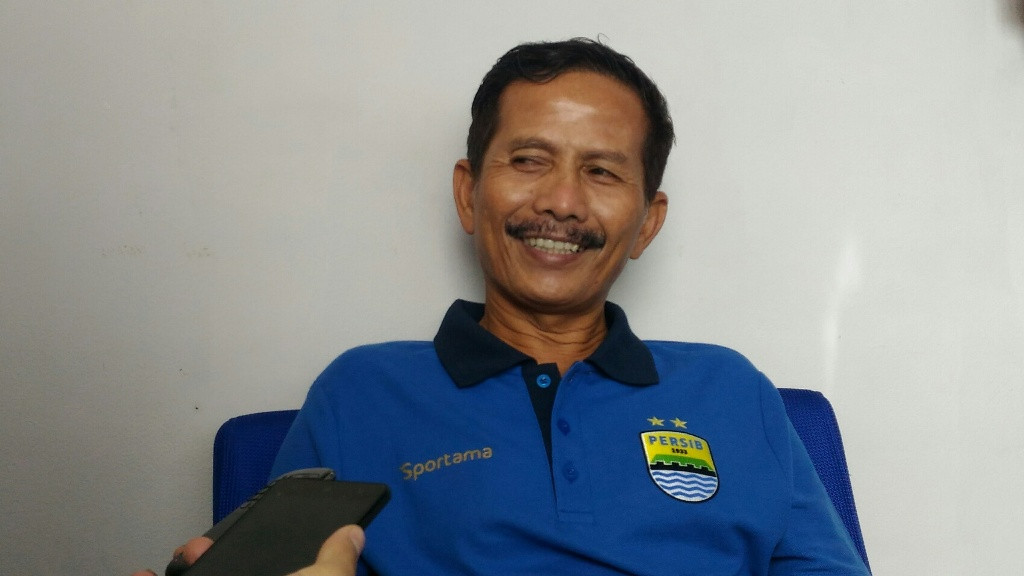 Pelatih Persib Bandung Djadjang Nurdjaman. (Foto: MTVN/Roni) 