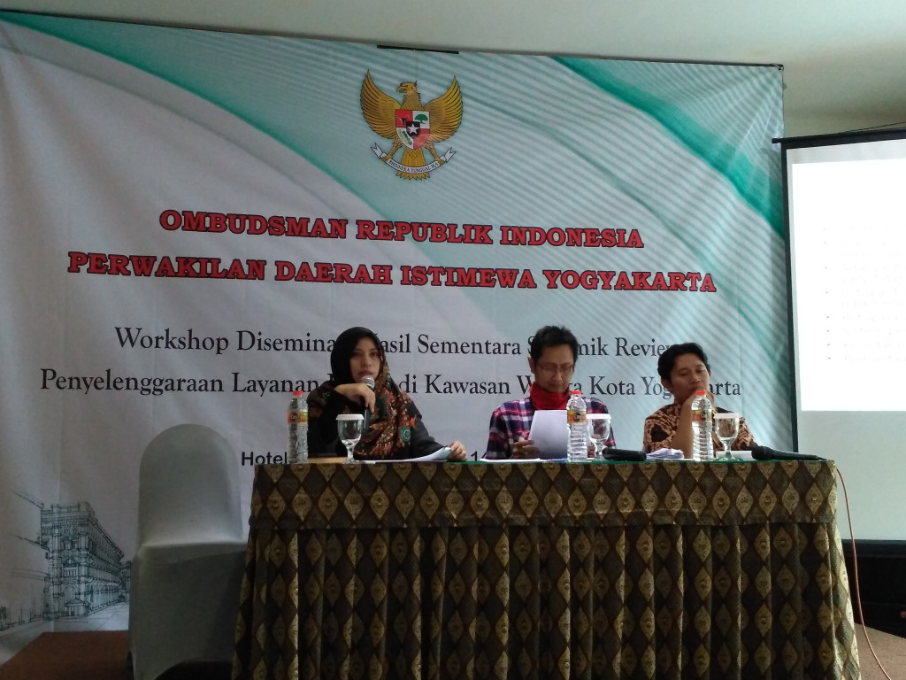 Workshop Diseminasi Hasil Sementara Review Penyelenggaraan Pelayanan Parkir di Kawasan Kota Yogyakarta. (Metrotvnews.com/Patricia Vicka)
