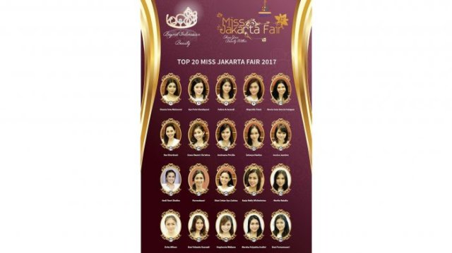 Miss Jakarta Fair Diharap Jadi Wadah Penyaluran Bakat