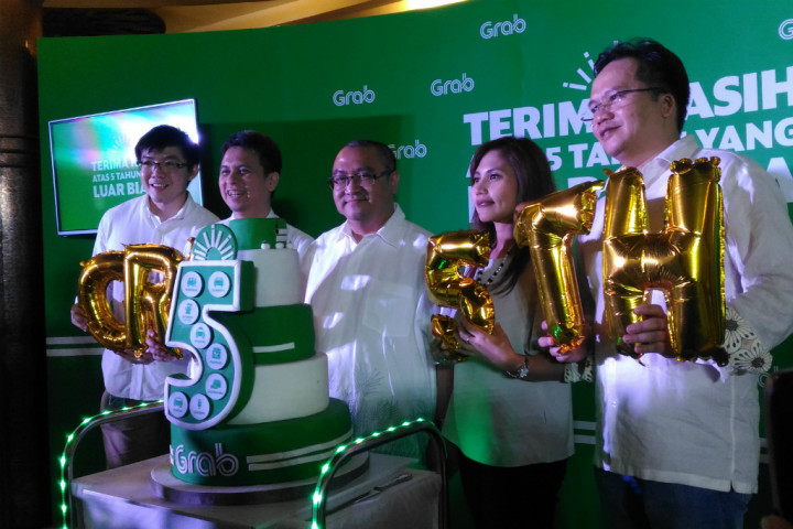Ulang Tahun Ke-5, Grab Punya 2,5 Juta Perjalanan