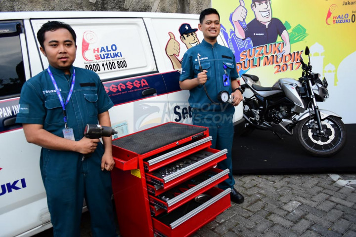 Kawal Pemudik, Suzuki Siapkan Pos dan Bengkel Siaga