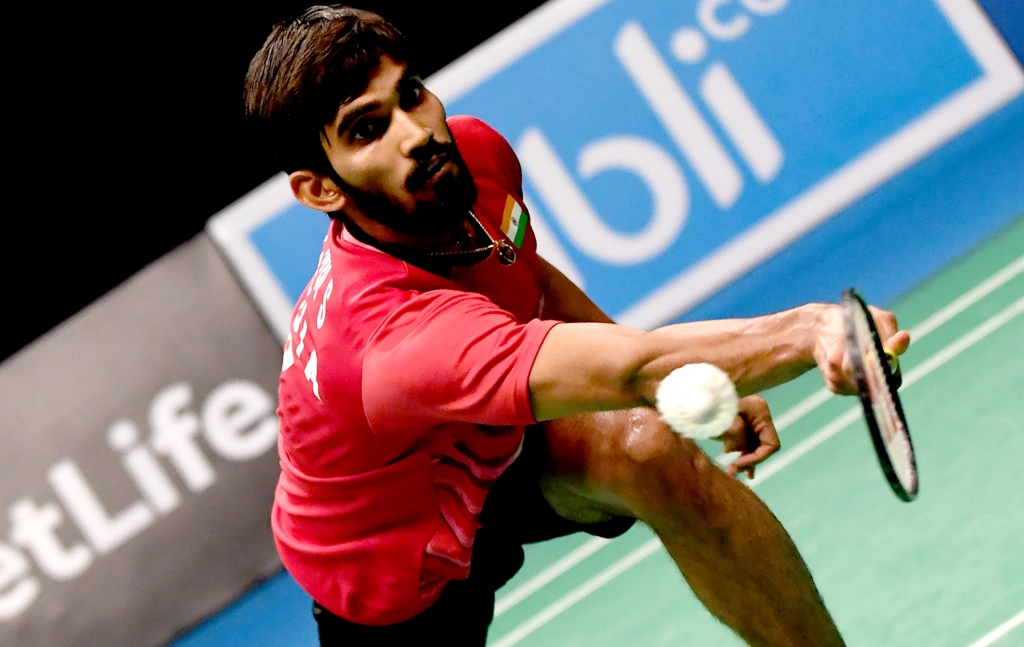 Kidambi Srikanth sukses menjuarai Indonesia Open 2017 (Foto: AFP/Goh Chai Hin)