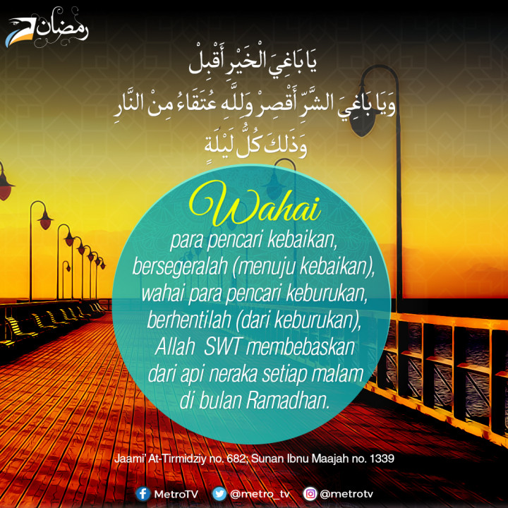 Ramadan, Bulan Penuh dengan Pembebasan Api Neraka