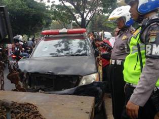 Napi yang Bajak Mobil Tahanan Sempat Melawan Empat Petugas