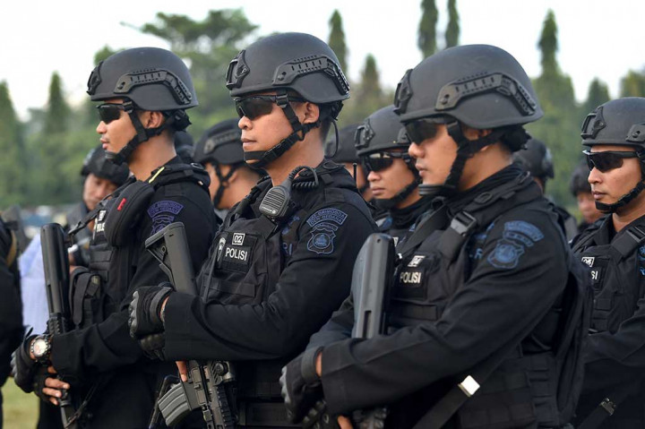 Pasukan Gabungan Gelar Apel Pengamanan Kedatangan Obama