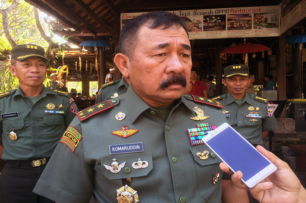 Pangdam Udayana IX/Udayana Mayor Jenderal Komarudin Simanjuntak -- MTVN/Raiza Andini