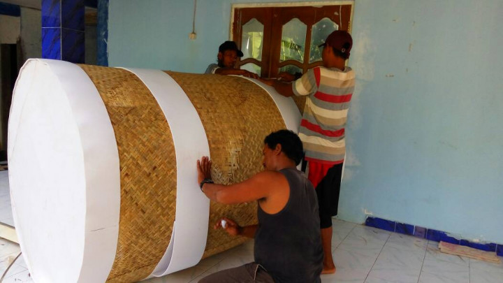 Miniatur Beduk di Malam Takbiran Karimunjawa