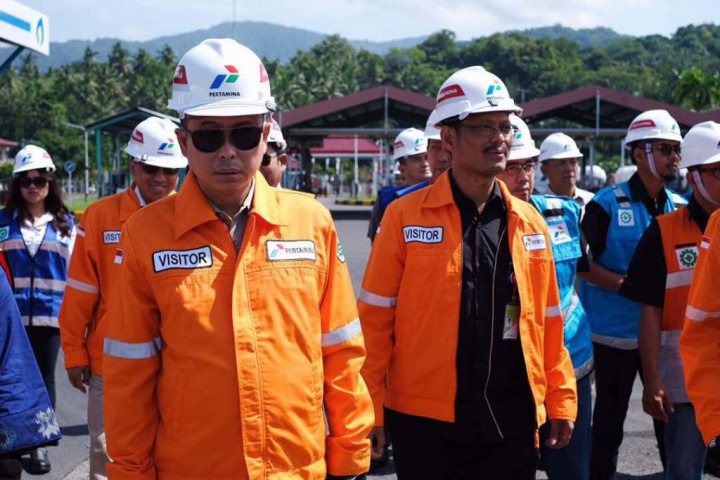 Jonan Cek Kesiapan BBM & Elpiji di Terminal BBM Manggis