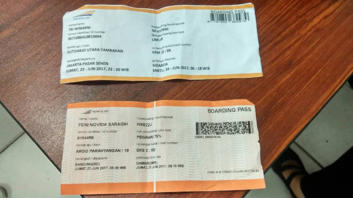 Penjual Tiket Kereta Api Palsu Beraksi Tengah Malam