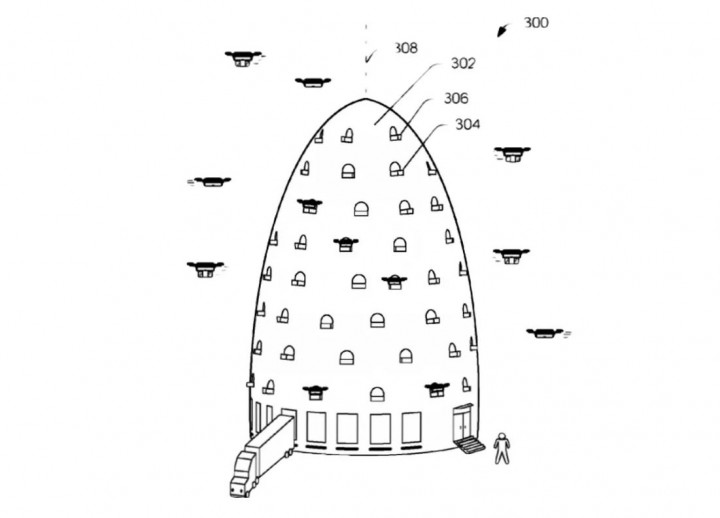 Amazon Ingin Buat Sarang Drone Pengantar Barang