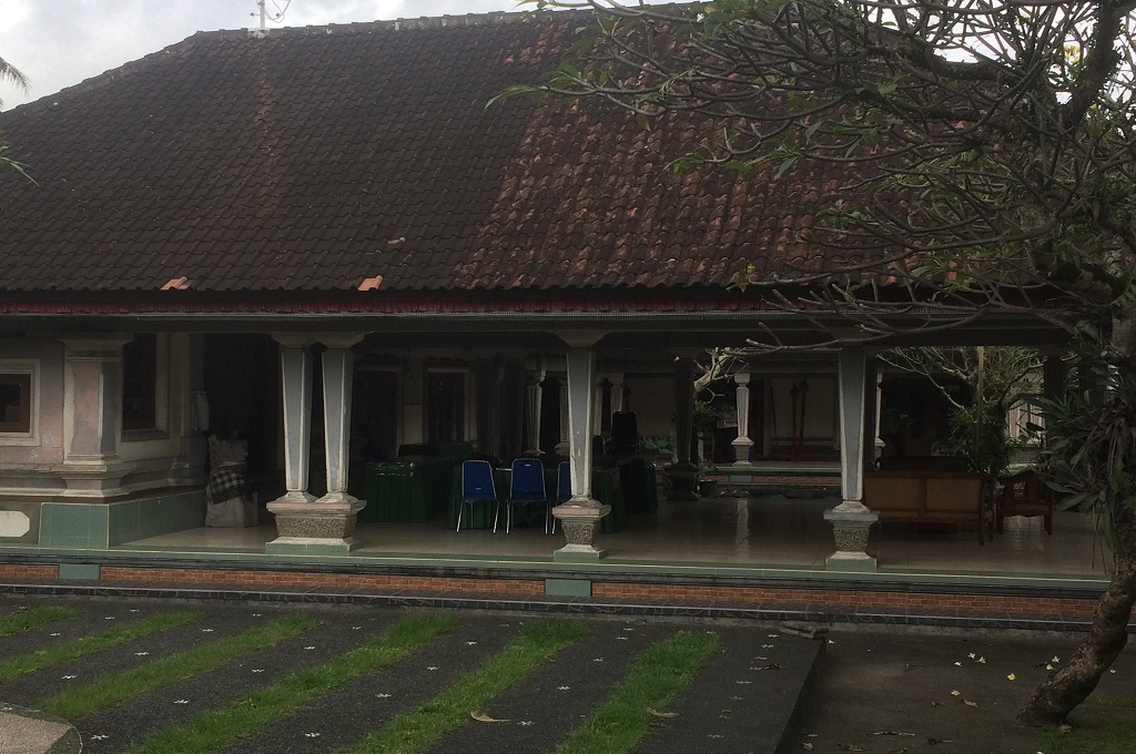 Suasana di pos pengamanan tamu VVIP di Banjar Kutuh Desa Sayan, Ubud, Gianyar, yang mengawal kedatangan Barack Obama dan keluarga selama berlibur di Bali, MTVN - Raiza Andini