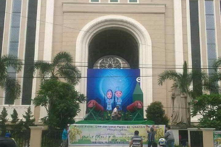 Toleransi di Manado, Ornamen Beduk Hiasi Gereja St Ignatius