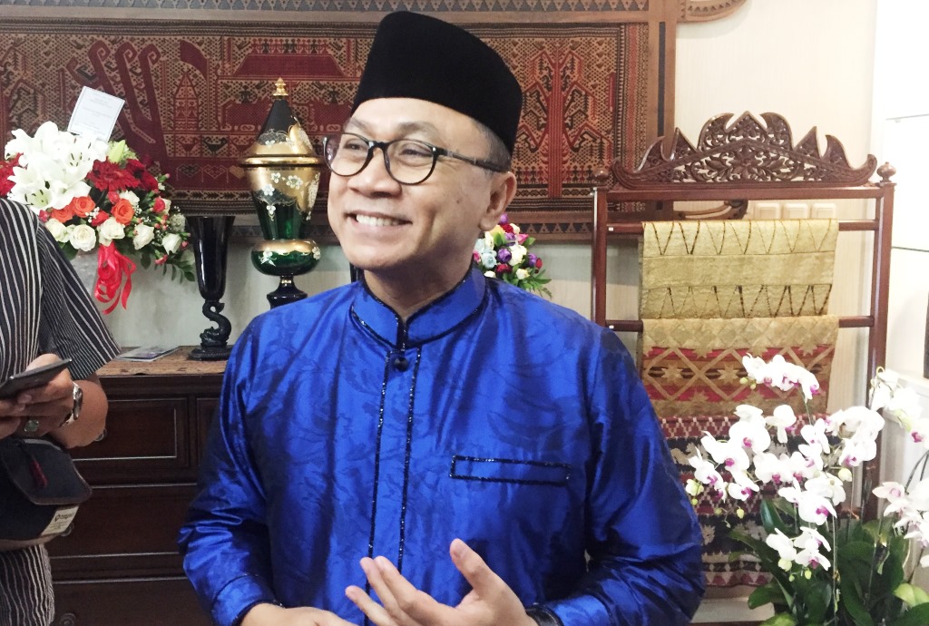 Ketua MPR RI Zulkifli Hasan (Foto:Metrotvnews.com/Gervin Nathaniel Purba)