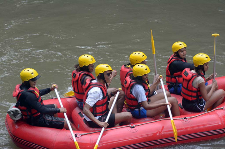 Obama Rafting di Sungai Ayung Badung