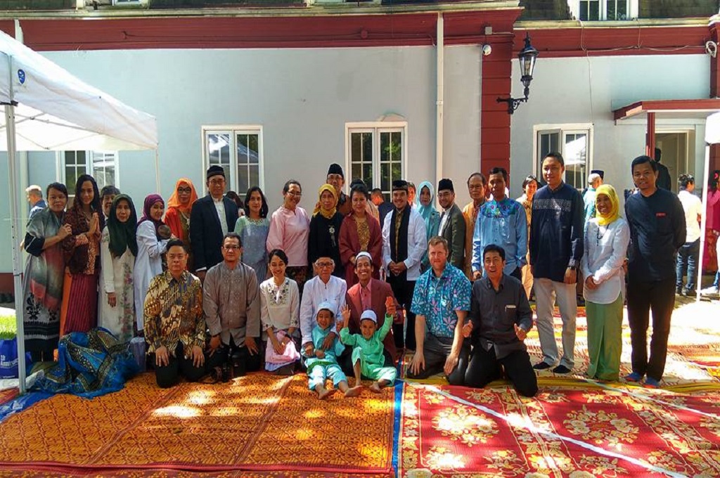 Perayaan Idulfitri di KJRI Chicago, AS, 25 Juni 2017. (Foto: KJRI Chicago)