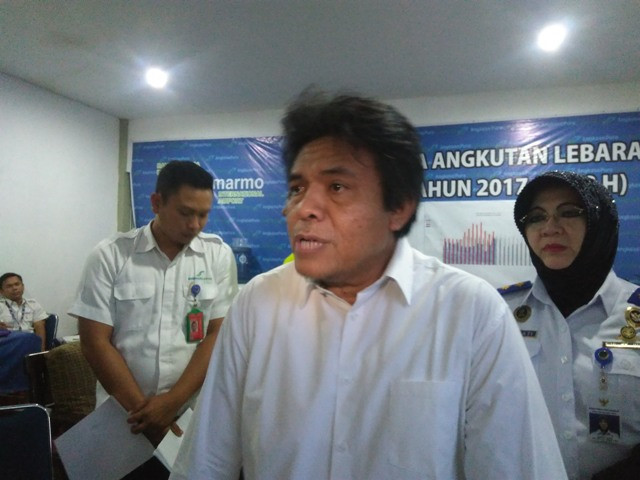 Dirjen Perhubungan Udara Agus Santosa di Bandara Adi Soemarmo Boyolali, Rabu, 28 Juni 2017. Foto: Pythag Kurniati/MTVN