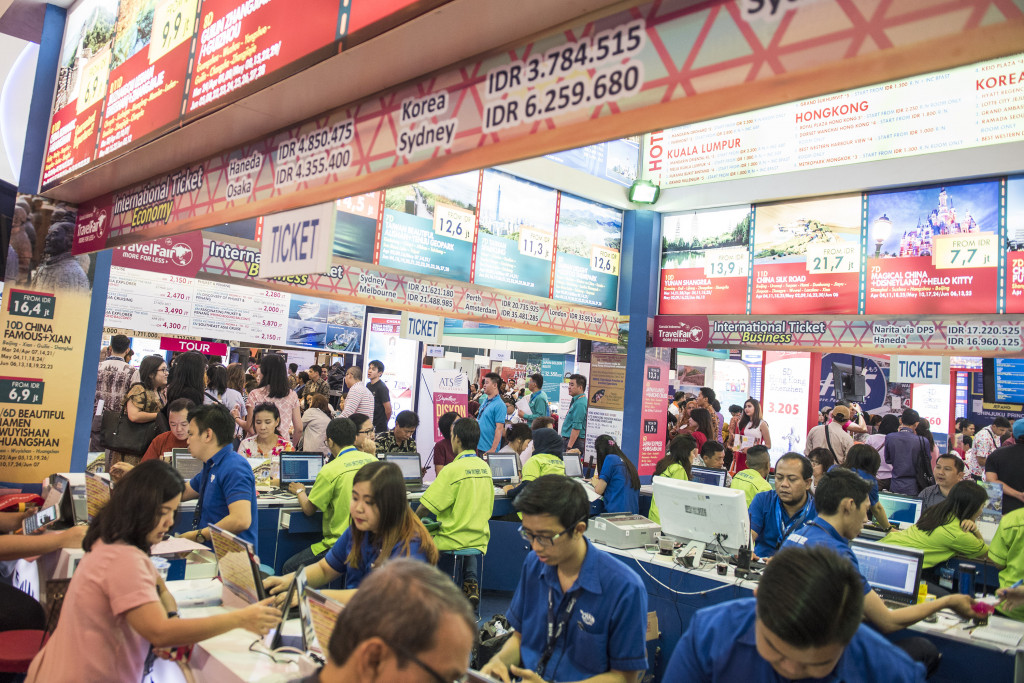 Illustrasi Agen Travel. ANT/M Agung Rajasa.