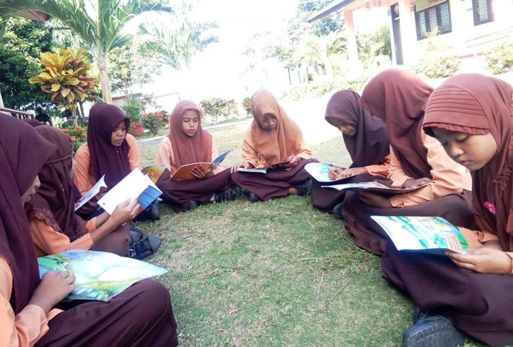 Berbagi Pengalaman Membaca Buku bersama Pustaka Ransel Aceh