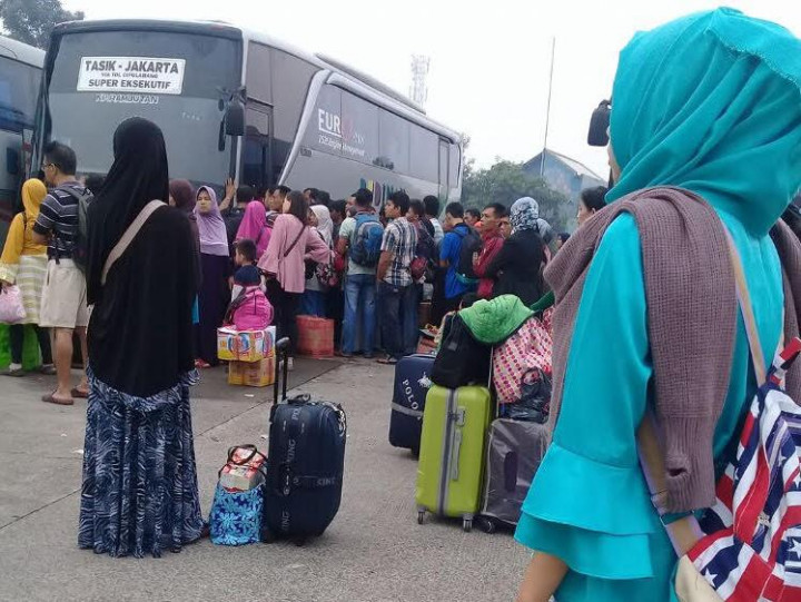 Pemudik Berdatangan sejak Dini Hari
