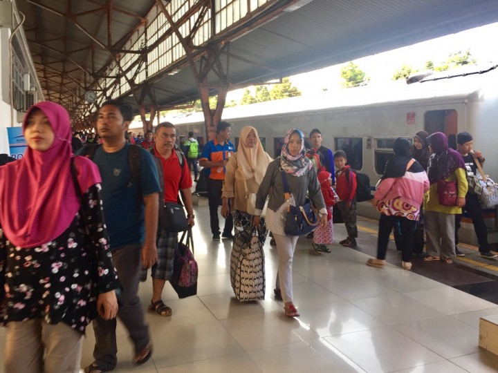 Puncak Arus Balik dengan Kereta Api Terjadi Hari Ini