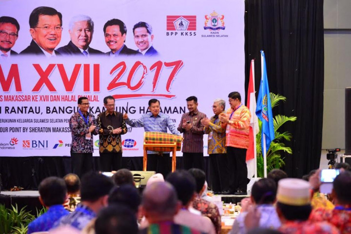 Wapres JK Buka Pertemuan Saudagar Bugis Makassar