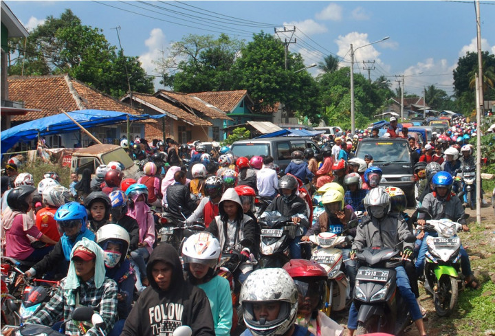 Jalur Mudik Sukabumi-Bogor Macet Total