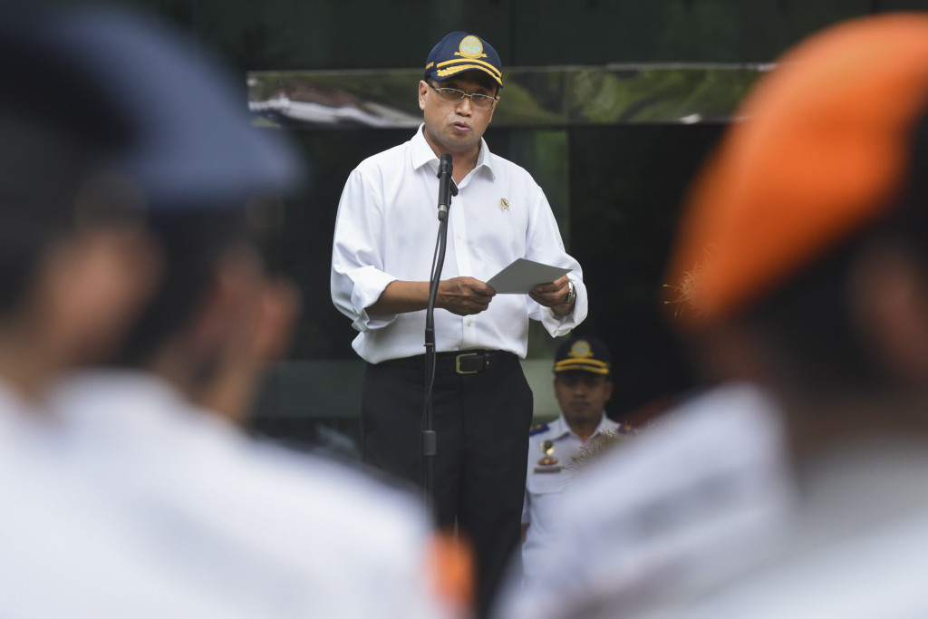 Menteri Perhubungan Budi Karya ANT/Hafidz Mubarak.