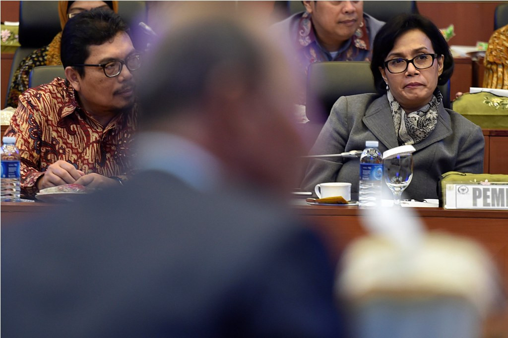 Menteri Keuangan Sri Mulyani Indrawati (ANTARA FOTO/Puspa Perwitasari)