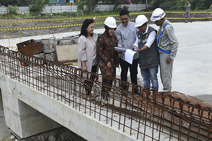 Tri Rismaharini Tinjau <I>Underpass</I> Mayjend Sungkono