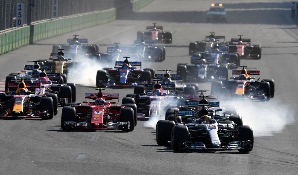 Suasana balapan GP F1 Azerbaijan (AP Photo/Darko Bandic)