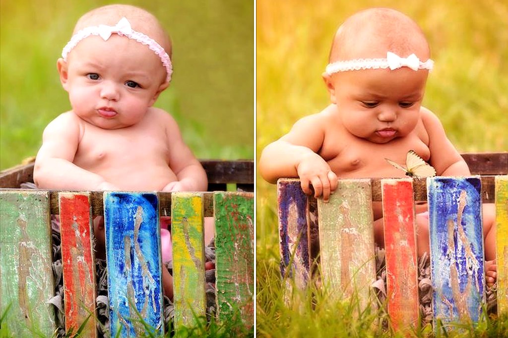 Kalani dan Jarani bayi yang lahir kembar dengan dua warna kulit yang berbeda. (Foto: Pinterest/Whitney Meyer and Tomas Dean)