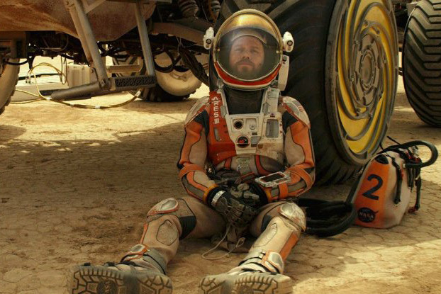 Tanah di Mars berbahaya untuk kehidupan (gambar: cuplikan film The Martian)