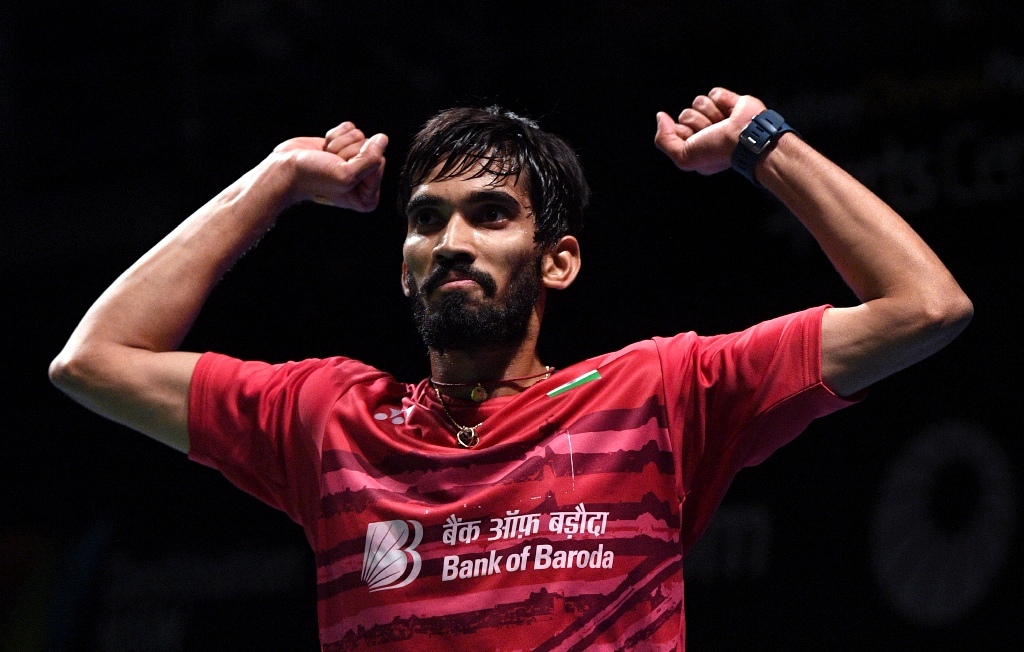 Srikanth Kidambi menjadi salah satu pebulu tangkis India tersukses (Foto: AFP)