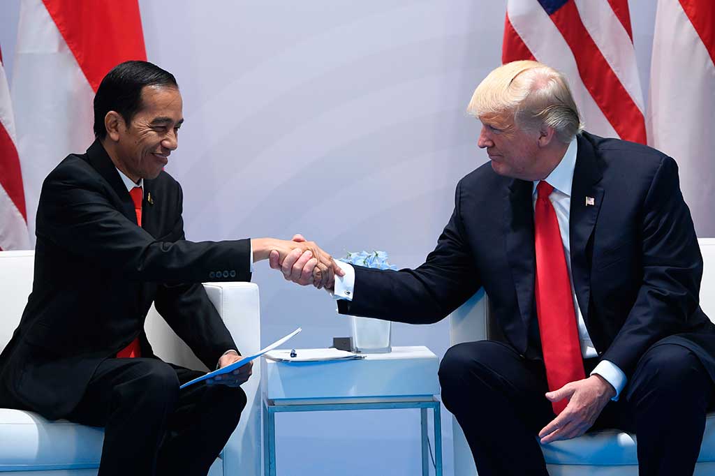 Jokowi Lakukan Pertemuan dengan Trump