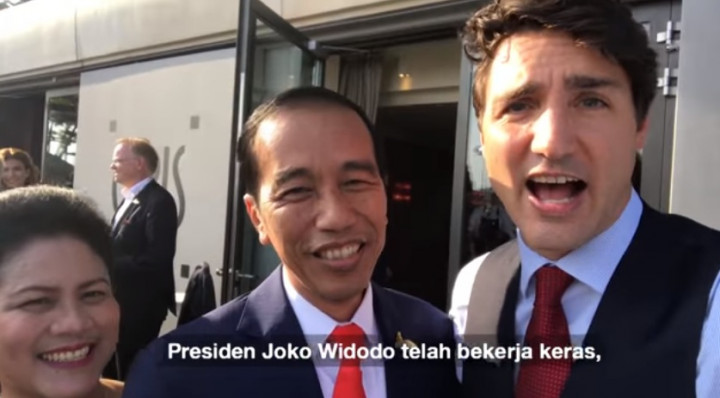 PM Kanada Sapa Rakyat Indonesia di Vlog Jokowi