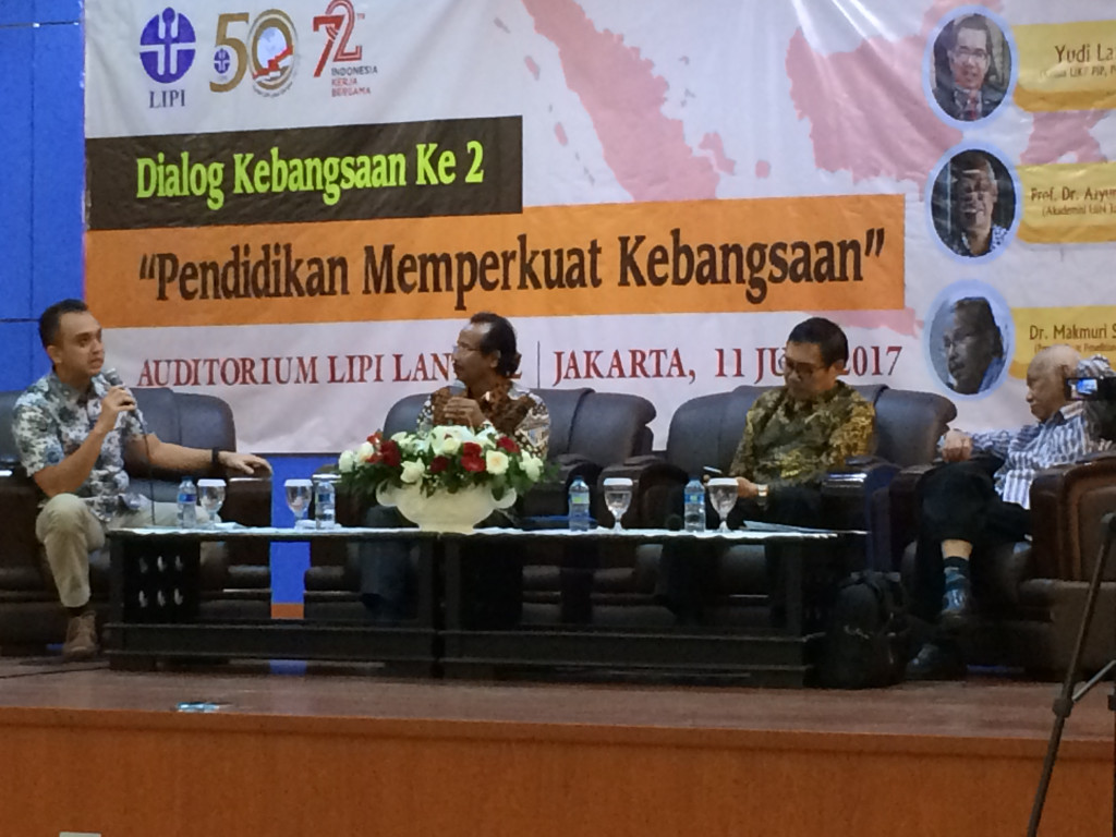 Dialog kebangsaan di kantor LIPI. Foto: MTVN/Husen Miftahuddin