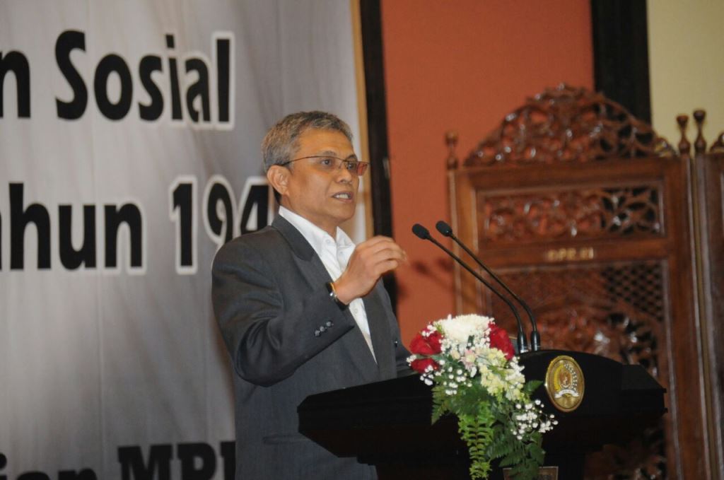 Anggota Lembaga Pengkajian MPR dan Ketua Steering Comitte, Didik J Rachbini (Foto:Dok.MPR RI)