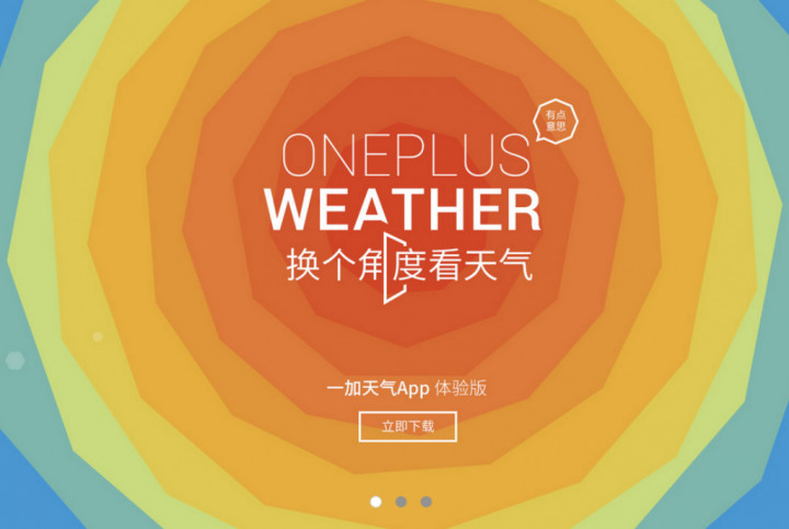OnePlus Bikin Aplikasi Ramalan Cuaca Sendiri