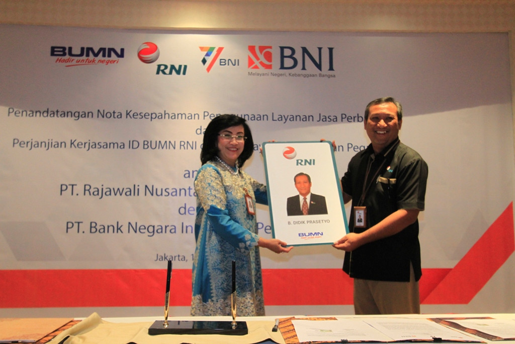 RNI-BNI Kerja Sama untuk Penyediaan Kartu ID BUMN. (Foto: dokumentasi BNI)