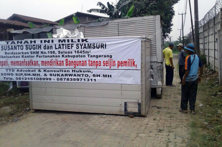 Akses Jalan Menuju Pabrik di Cikupa Kembali Diblokir